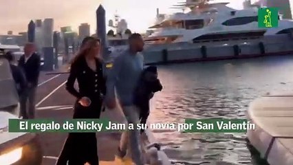 El regalo de Nicky Jam a su novia por San Valentín