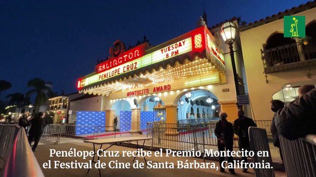 La actriz Penélope Cruz recibe el Premio Montecito en el Festival de Cine de Santa Bárbara