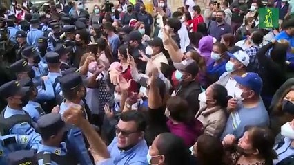 Juan Orlando Hernández escucha ante el Supremo cargos que le imputa EE.UU.