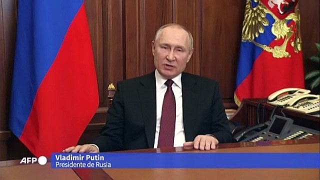 Putin anuncia operación militar en Ucrania