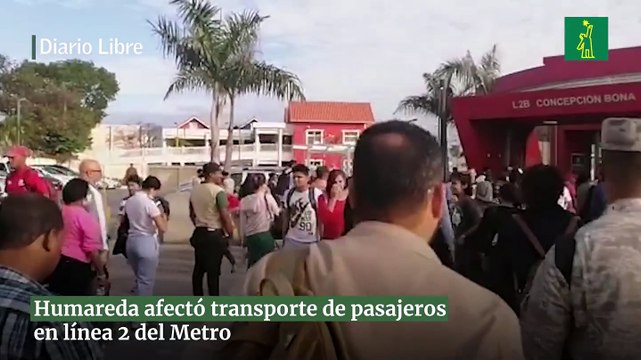 Humareda afectó transporte de pasajeros en línea 2 del Metro