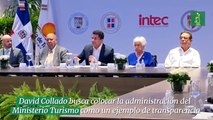 David Collado busca colocar la administración del Ministerio Turismo como un ejemplo de transparencia
