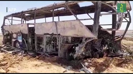 Diez muertos, entre ellos 4 franceses y un belga, en un accidente de autobús en Egipto