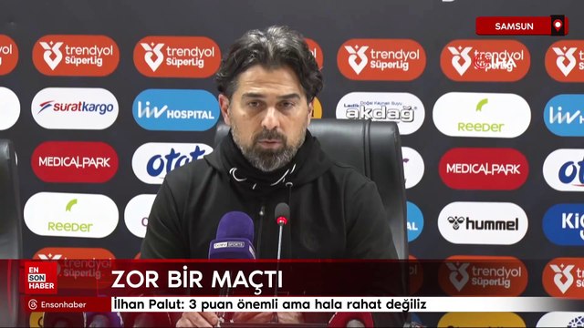 İlhan Palut: 3 puan önemli ama hala rahat değiliz