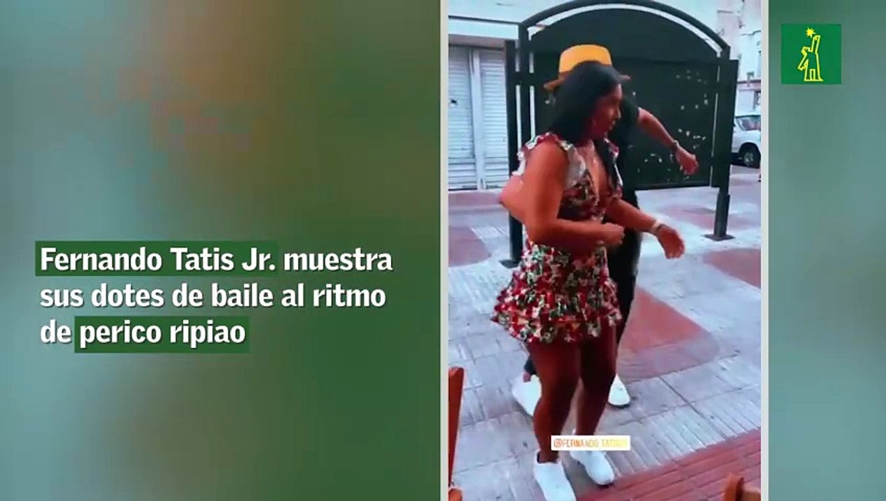 Fernando Tatis Jr. muestra sus dotes de baile al ritmo de perico ripiao