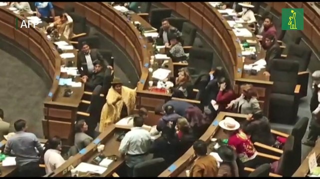 Gritos y empujones entre legisladoras de Bolivia durante sesión