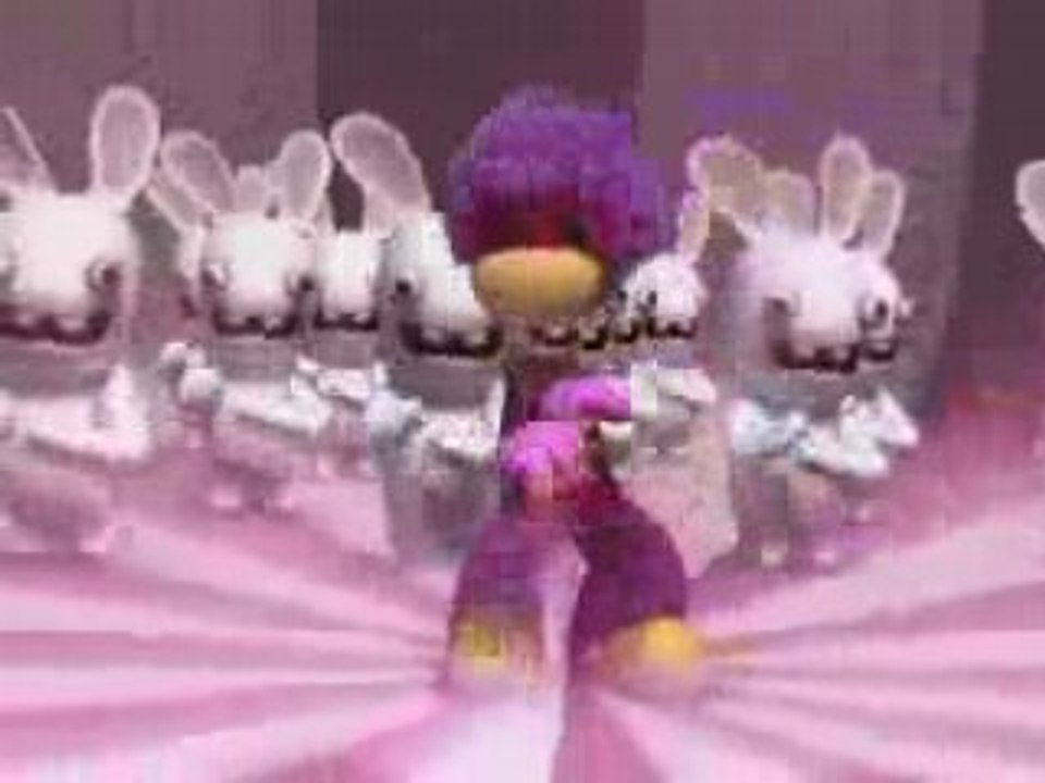 Les Lapins Crétins ne peuvent pas traire les vaches