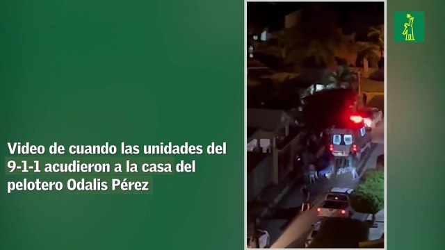 Video de cuando las unidades del 9-1-1 acudieron a la casa del pelotero Odalis Pérez