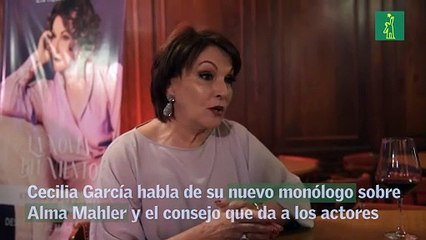 Cecilia García habla de su nuevo monólogo sobre Alma Mahler y el consejo que da a los actores