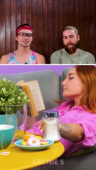 Speed Clean Like a Pro! 🧹 The Dudes REACT to Genius Home Hacks!