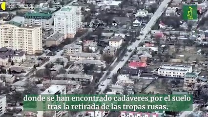 Un vídeo muestra cómo un tanque ruso disparó  contra un ciclista en Bucha