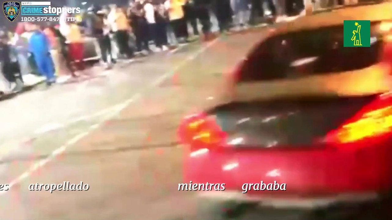 Dominicano es atropellado mientras grababa un carro haciendo piruetas en NY