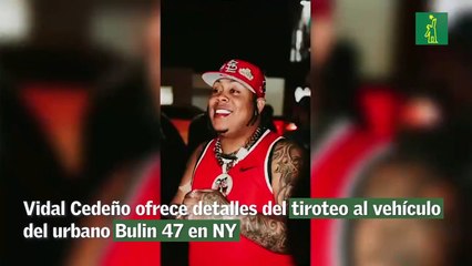 Vidal Cedeño ofrece detalles del tiroteo al vehículo del urbano Bulin 47 en NY