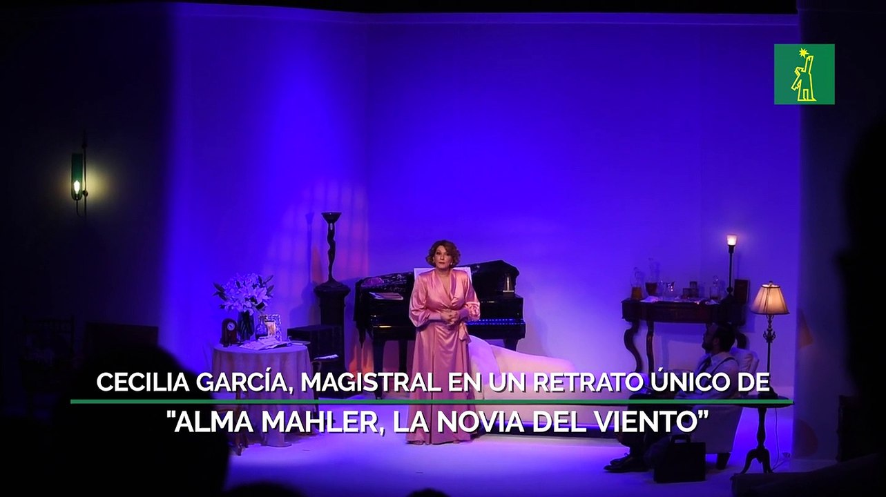 Cecilia García, magistral en un retrato único de "Alma Mahler, la novia del viento”