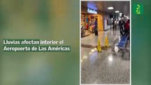 Lluvias afectan interior el Aeropuerto de Las Américas
