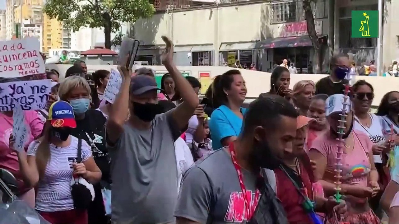 Trabajadores de la salud de Venezuela exigen el cumplimiento de sus contratos
