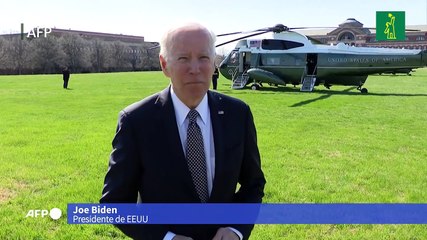 Biden quiere "juicio por crímenes de guerra" tras matanza en ucraniana Bucha