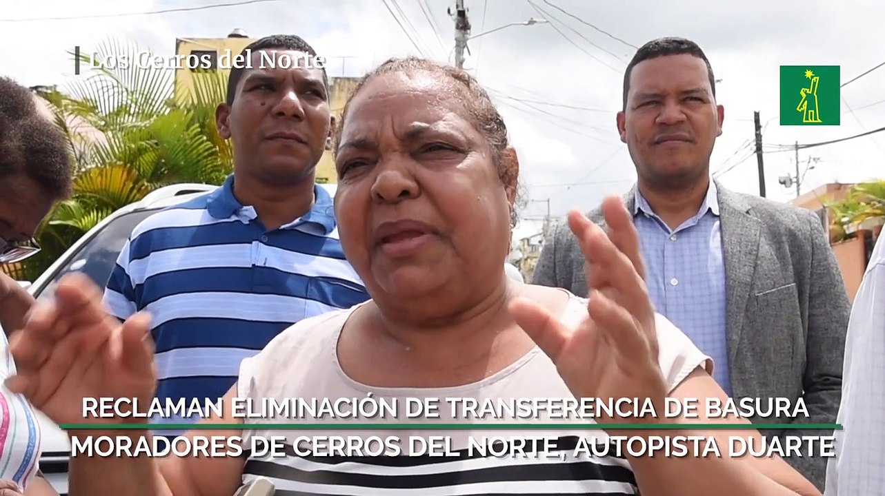 Moradores del Residencial Cerros del Norte reclaman eliminación de transferencia de basura