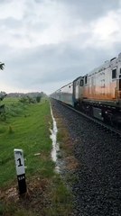 KA KAI Argo Semeru papasan dengan KAI Taksaka