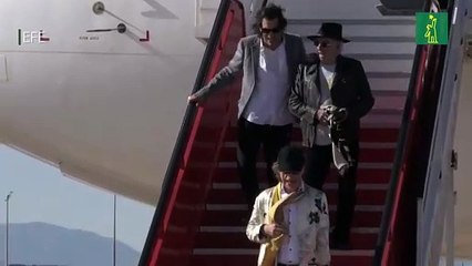 The Rolling Stones llegan a Madrid para inaugurar su gira europea