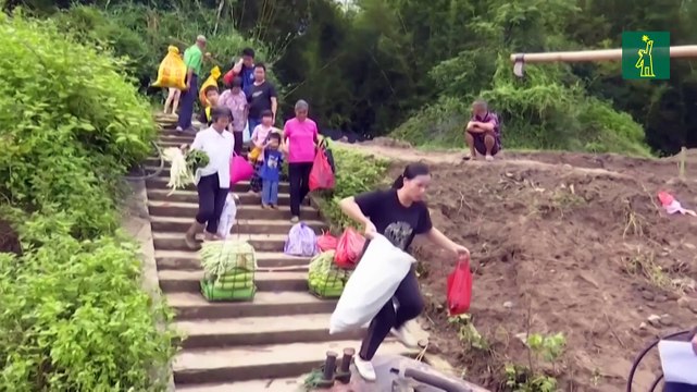 Cientos de miles de evacuados en China tras las lluvias más abundantes en décadas