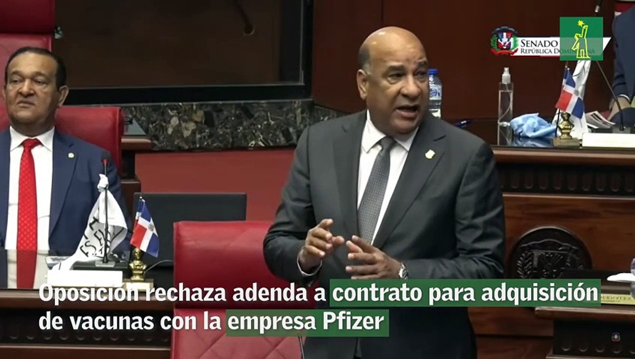 Oposición rechaza adenda a contrato para adquisición de vacunas con la empresa Pfizer