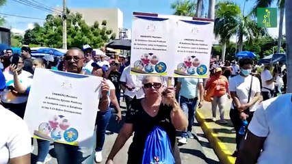 Entidades y personalidades marchan al Congreso Nacional por modificación a Ley de Discapacidad