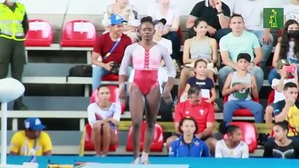 La gimnasta valora el sacrificio realizado para alcanzar el oro en los Juegos Bolivarianos
