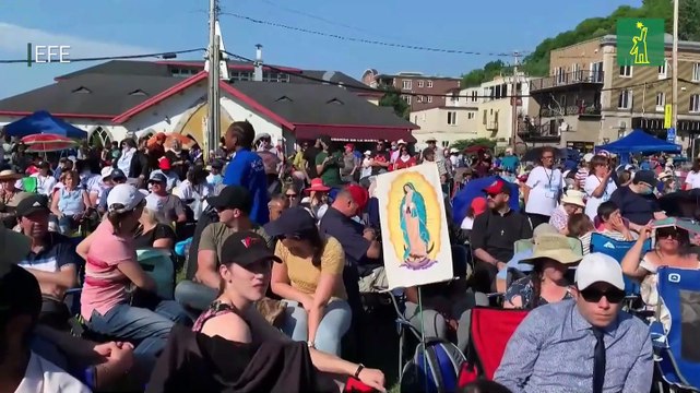 El papa Francisco en misa en Quebec: que la Iglesia no huya para no afrontar problemas