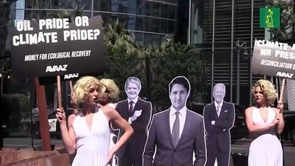 Drag queens vestidas de Marilyn Monroe le cantan a los presidentes americanos