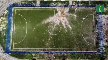 Imágenes aéreas del Saltivka, el barrio norteño de Járkov más afectado por la guerra
