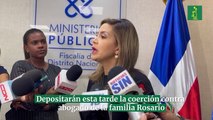 Depositarán esta tarde la coerción contra abogado de la familia Rosario