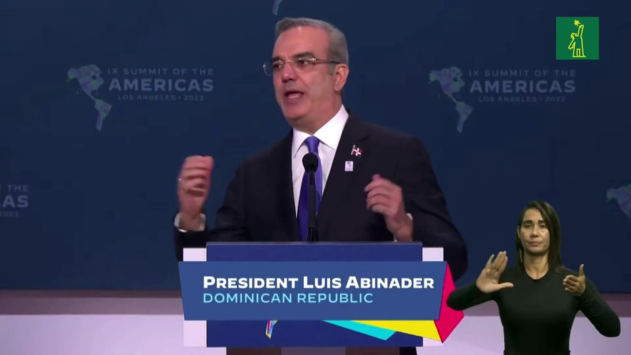 Abinader clama por intervención de la comunidad internacional en Haití