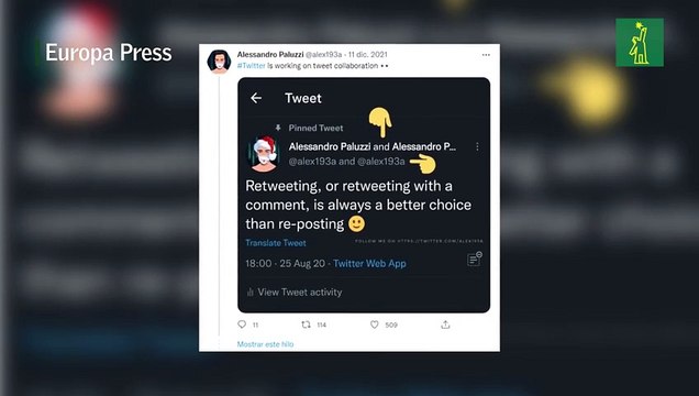 Twitter prueba la nueva función CoTweet, que permite la coautoría de publicaciones