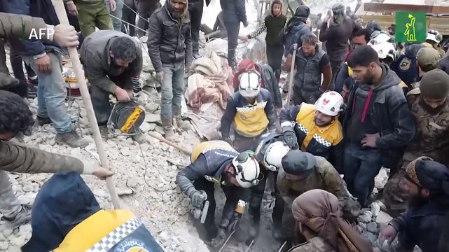 Nuevos rescates en Turquía y Siria tras el sismo, mientras aumenta balance de muertos