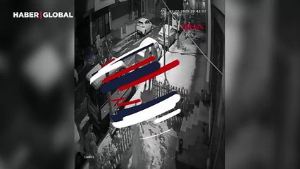 İstanbul'da kardan gelini çalanlar kamerada