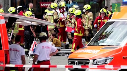 Un muerto y más de una decena de heridos atropellados por un auto en centro de Berlín