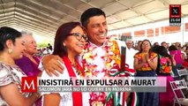 Salomón Jara exige expulsión de Alejandro Murat de Morena por corrupción