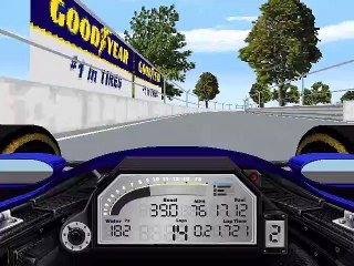 scratchbuilt track for icr2 - work in progress - Belle Isle 1995 version