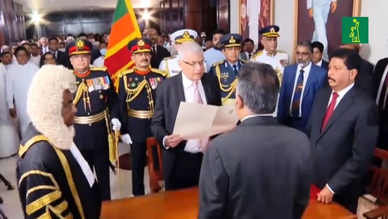 Ranil Wickremesinghe jura el cargo de presidente de Sri Lanka