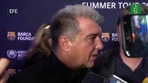 Laporta advierte que está formando un equipo equilibrado