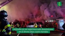 Incendio en un supermercado dominicano en El Bronx deja cuatro heridos