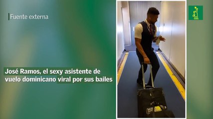 José Ramos, el sexy asistente de vuelo dominicano viral por sus bailes