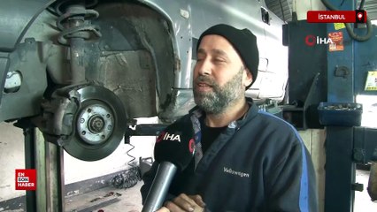 İstanbul’da oto sanayilerde kar mesaisi sürüyor