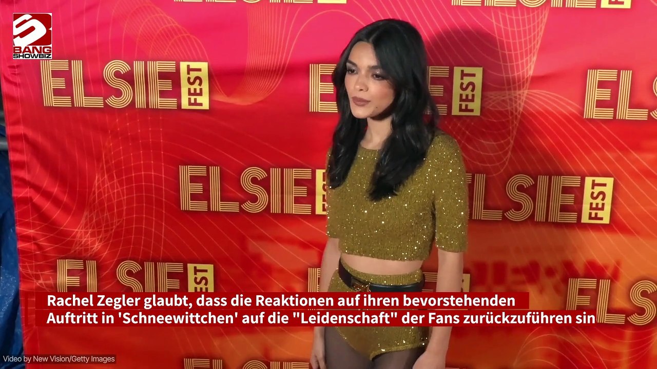 Rachel Zegler führt die Reaktionen auf 'Schneewittchen' auf die 'Leidenschaft' der Fans zurück