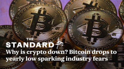 Why is crypto down? Bitcoin drops to yearly low sparking industry fears