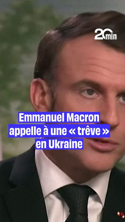 Guerre en Ukraine : Sur Fox News, Macron appelle à une « trêve » en Ukraine