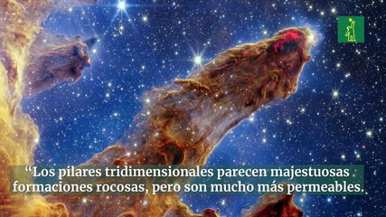 Telescopio James Webb captura la majestuosidad de “los Pilares de la Creación” en una imagen