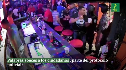 Palabras soeces a los ciudadanos ¿parte del protocolo policial?