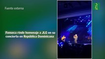 Fonseca rinde homenaje a JLG en su concierto en República Dominicana